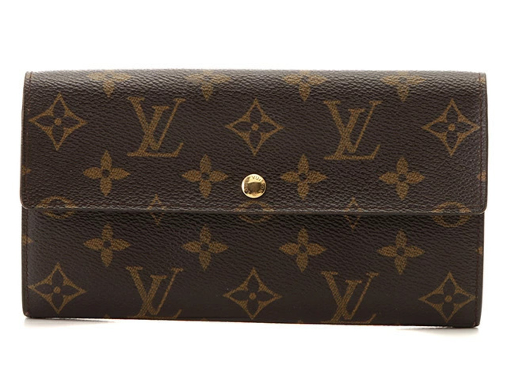 LOUIS VUITTON Pochette Portemonnaie Credit Long Wallet Monogram